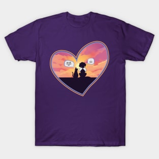 Rainbow Bridge, dog and cat T-Shirt